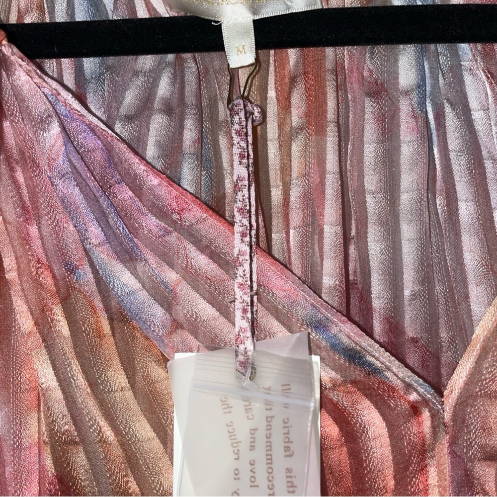 LoveShackFancy Pink Silk Blouse - Picture 5 of 5